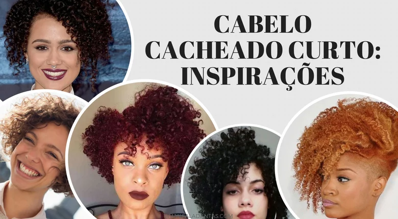 INSPIRAÇÕES DE CABELO CACHEADO CURTO