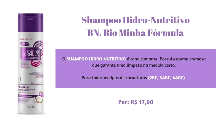 NOVA LINHA MINHA FÓRMULA DE BELEZA NATURAL