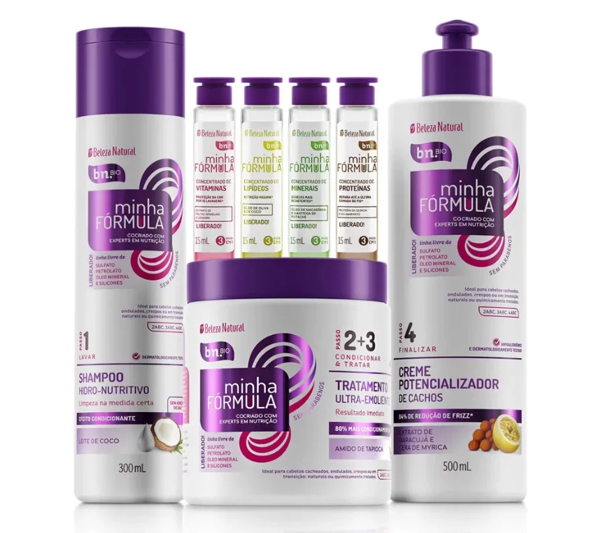 NOVA LINHA MINHA FÓRMULA DE BELEZA NATURAL