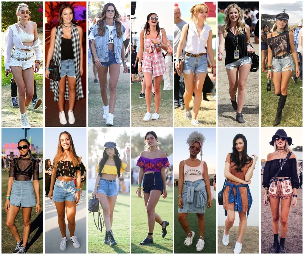 LOOKS ESTILOSOS PARA ARRASAR NOS FESTIVAIS