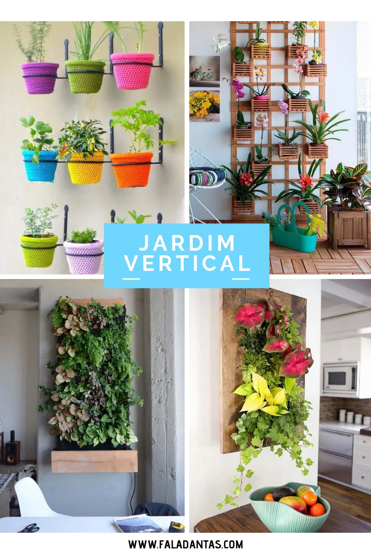 JARDIM VERTICAL PARA AMBIENTE PEQUENOS