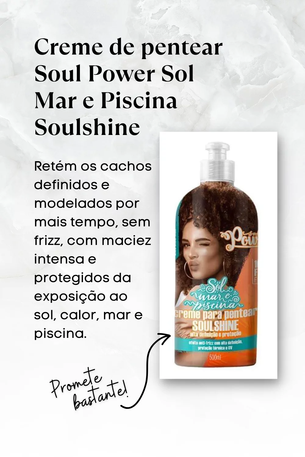 RESENHA: Creme de pentear Soul Power Sol Mar e Piscina Soulshine