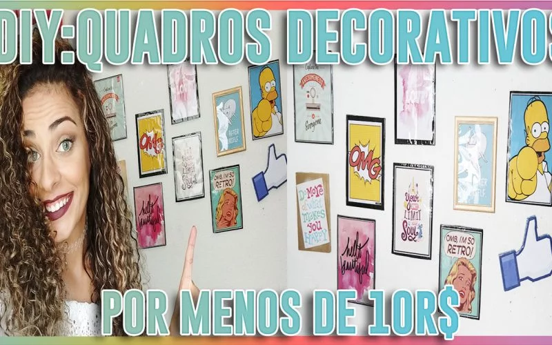 DIY+COMO+FAZER+MURAL+DE+QUADROS+DECORACAO