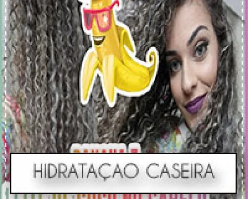 HIDRATAÇÃO PARA CABELOS COM BANANA E LEITE DE COCO